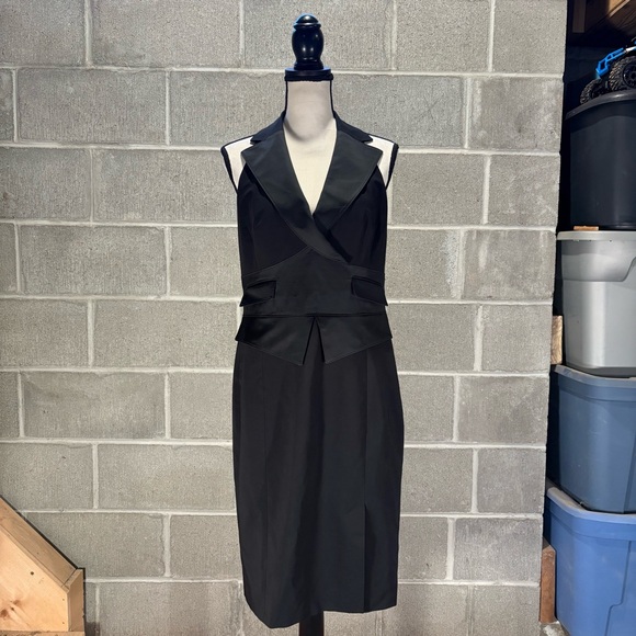 Karen Millen tuxedo dress.